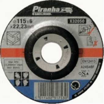Шлифкруг по металлу, d=115мм, PIRANHA    Х32050