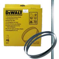 Полотно пильное DeWALT по дереву (<150 мм), общая длина 2215мм, ширина 10мм, толщина 0.4мм, шаг зубов 4.2мм, для ленточной пилы DW876, 1 штука.