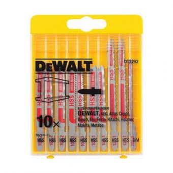 Набор полотен пильных DeWALT по металлу для электролобзиков, 10шт (DT2160 3шт, DT2172 2шт, DT2054 1шт, DT2161 2шт, DT2163 2шт)