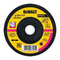 Круг шлифовочный DeWALT по металлу, 125х6.0х22.2мм, согнутого профиля