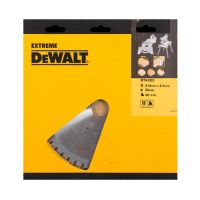 Диск пильний DeWALT, 216х30мм, 48 зубов, угол заточки - 5 градусов, геометрия зуба WZ/ATB, универсальное использование.