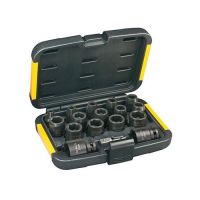 Набор ударних головок DeWALT, 17 предметов.: ударні головки - 6, 8, 10, 11, 12, 13, 14, 16, 17, 18, 19, 20, 21, 22, 24, 27 мм, переходник с 1/4" на 1/2".