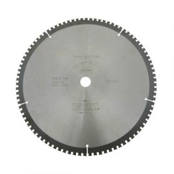 Диск пильний DeWALT, 355х25.4мм, 90 зубов, угол заточки +10 градусов, геометрия зуба МАТВ, по нержавеющей стали толщиной больше 3мм, для DW872