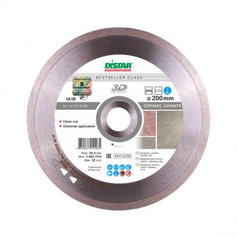 Алмазный диск DISTAR 1A1R Bestseller Ceramic granite 250x1,7x10x25,4