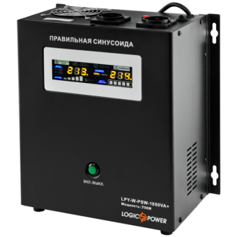 ИБП с правильной синусоидой LOGIC POWER LPY- W - PSW-1500VA+ (1050Вт) 10A/15A 24В 