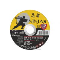 Круг шліфувальний по металу NINJA ТМ "VIROK" тип 27 Ø=230х22.23 мм t=6 мм